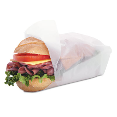 Bagcraft Papercon&reg; Poly Wax Paper Wrap & Basket Liner