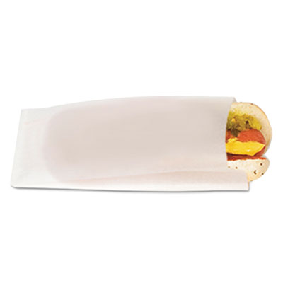 Bagcraft Papercon&reg; Dry Wax Hot Dog Bag