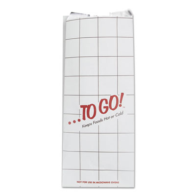 Bagcraft Papercon&reg; ToGo! Foil Insulator Deli & Sandwich Bags