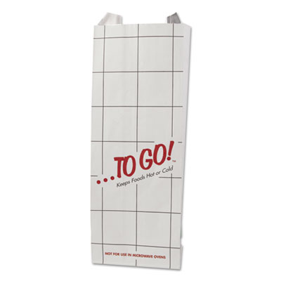 Bagcraft Papercon&reg; ToGo! Foil Insulator Deli & Sandwich Bags