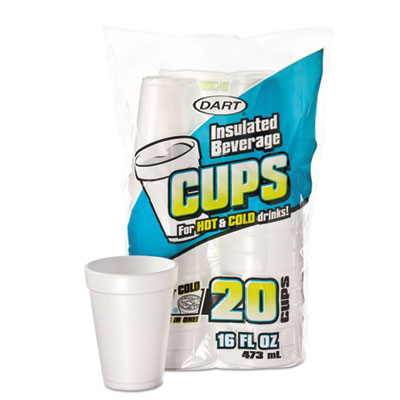 Dart&reg; Large Foam Drink Cups