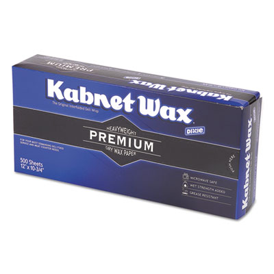 Kabnet Wax&reg; Interfolded Heavyweight Dry Waxed Deli Paper