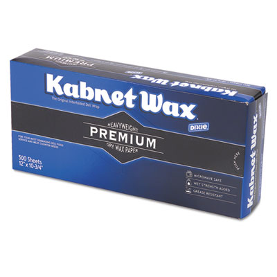 Kabnet Wax&reg; Interfolded Heavyweight Dry Waxed Deli Paper