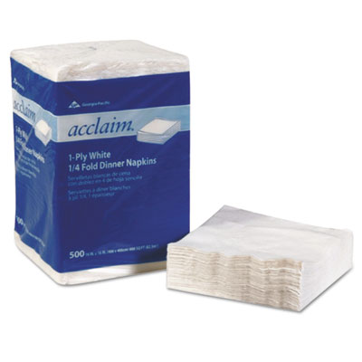 Georgia Pacific&reg; Professional Acclaim&reg; 1/4 Fold Paper Dinner Napkins