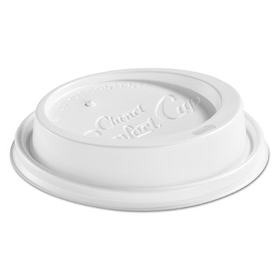 Chinet&reg; White Plastic Dome Lid