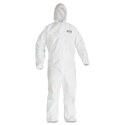 KleenGuard* A30 Elastic-Back and Cuff Hooded Coveralls