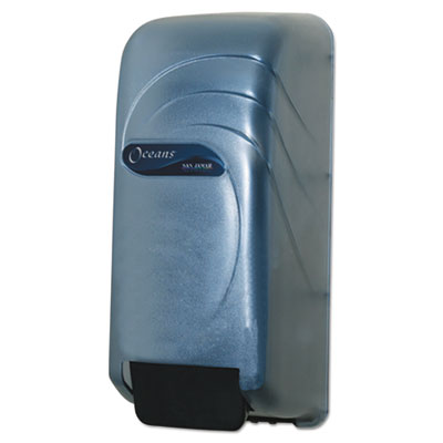 San Jamar&reg; Oceans Soap and Hand Sanitizer Dispenser