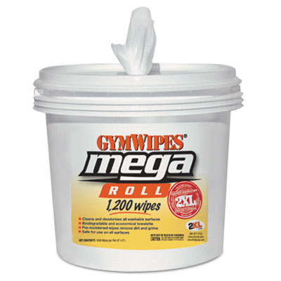 2XL Gym Wipes Mega Roll Wipes Bucket