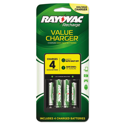 Rayovac&reg; Four-Position LCD Battery Charger