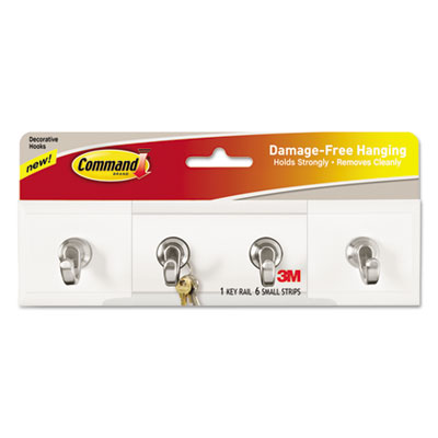 Command&trade; Decorative Key Rail