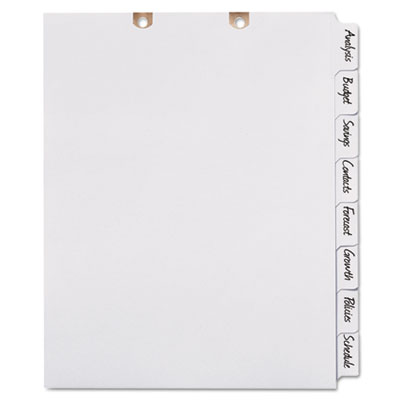 Avery&reg; Write &amp; Erase Tab Dividers for Classification Folders
