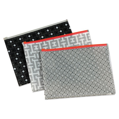 Globe-Weis&reg; Fashion Poly Zip Envelope