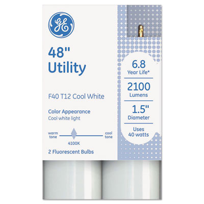 GE T12 Fluorescent Utility Bulb