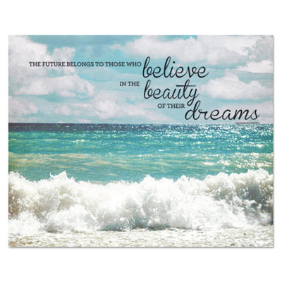 Advantus&reg; Vintage Canvas Motivational Print