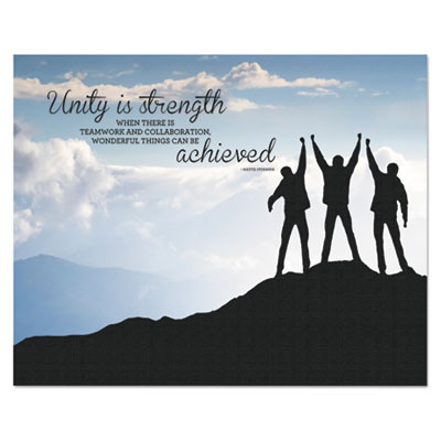 Advantus&reg; Silhouette Canvas Motivational Print