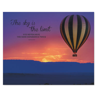 Advantus&reg; Silhouette Canvas Motivational Print