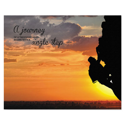 Advantus&reg; Silhouette Canvas Motivational Print