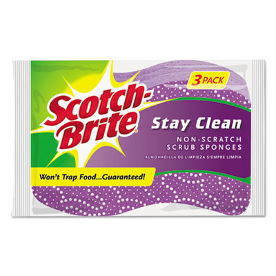 Scotch-Brite™ Stay Clean Non-Scratch Scrub Sponge Scotch-Brite™ Stay Clean Non-Scratch Scrub Sponge