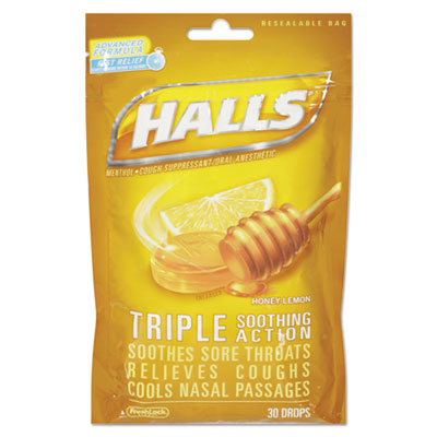 Halls&reg; Triple Action Cough Drops