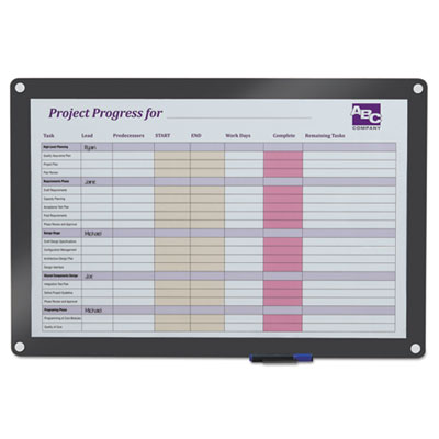 Iceberg Clarity Custom Print Glass Dry Erase Board