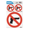 Headline&reg; Sign No Guns Self-Stick Sign