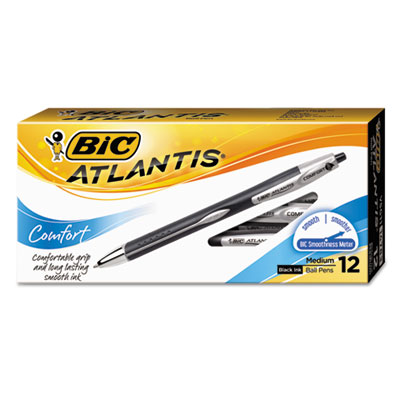 BIC&reg; Atlantis&reg; Comfort Retractable Ballpoint Pen