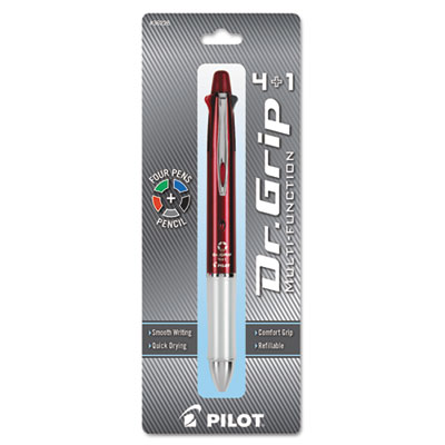 Pilot&reg; Dr. Grip 4 + 1 Multi-Function Pen/Pencil