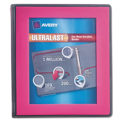 Avery&reg; UltraLast&trade; Heavy-Duty View Binder with One Touch Slant Rings