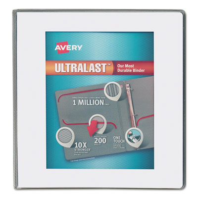 Avery&reg; UltraLast&trade; Heavy-Duty View Binder with One Touch Slant Rings