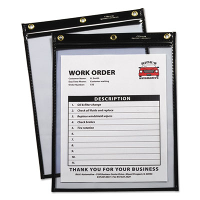 C-Line&reg; Heavy-Duty Super Heavyweight Plus Shop Ticket Holders