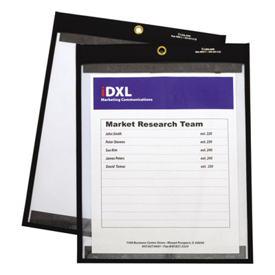C-Line&reg; Magnetic Stitched Shop Ticket Holders