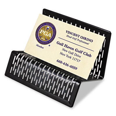 Artistic&reg; Urban Collection Punched Metal Business Card Holder
