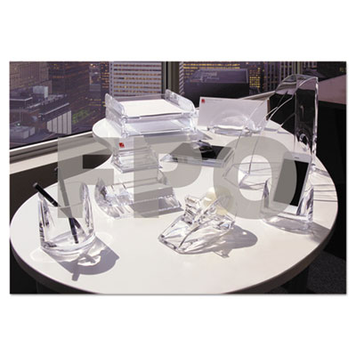 Swingline&reg; Stratus&trade; Acrylic Memo &amp; Paper Clip Holder