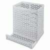 Artistic&reg; Urban Collection Punched Metal Pencil Cup with Cell Phone Stand