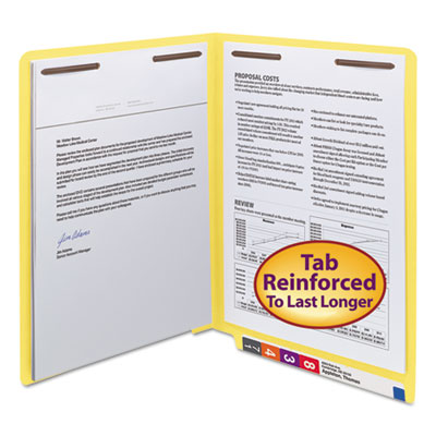 Smead&reg; WaterShed&reg;/CutLess&reg; End Tab Fastener Folders