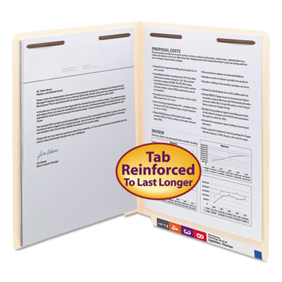 Smead&reg; WaterShed&reg;/CutLess&reg; End Tab Fastener Folders