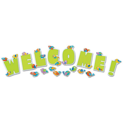Carson-Dellosa Boho Birds Welcome Bulletin Board Set