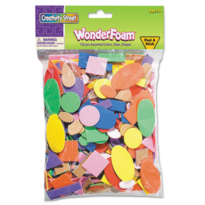 Creativity Street&reg; WonderFoam&reg; Peel &amp; Stick Shapes