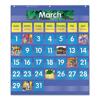 Scholastic&reg; Monthly Calendar Pocket Chart
