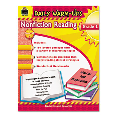 Teacher Created Resources Daily Warm-ups: Nonfiction Reading
