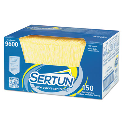 Sertun&trade; Rechargeable Sanitizer Indicator Towels