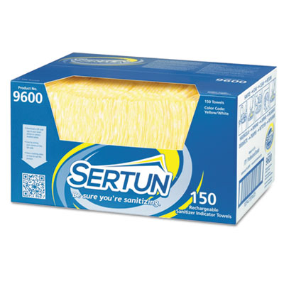 Sertun&trade; Rechargeable Sanitizer Indicator Towels