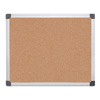 MasterVision&reg; Value Cork Bulletin Board with Aluminum Frame