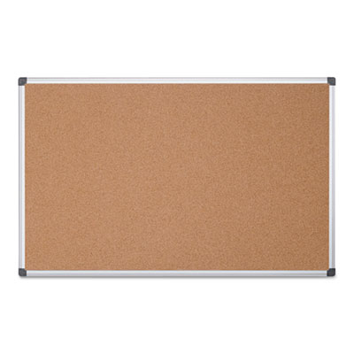 MasterVision&reg; Value Cork Bulletin Board with Aluminum Frame