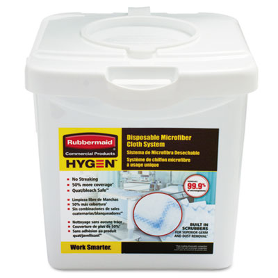 Rubbermaid&reg; Commercial HYGEN&trade; Disposable Microfiber Charging Tub