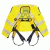 DBI/Sala Delta Vest&trade; Hi-Vis Reflective Workvest Harness with Tongue Buckle Leg Straps