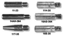 Tweco Recess Contact Tips Tweco Recess Contact Tips