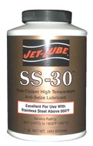 Jet-Lube SS-30&trade; High Temperature Anti-Seize &amp; Gasket Compounds