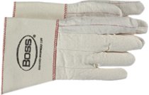 Boss Gauntlet Cuff Cotton Chore Gloves