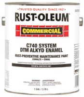 Rust-Oleum&reg; Commercial C740 System &lt;400 VOC DTM Alkyd Enamel Rust-Preventive Maintenance Paints